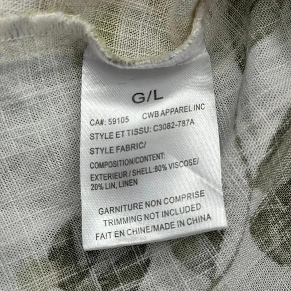 Charlie Tropical Floral Pattern Sleeveless Shift Dress - Picture 10 of 10